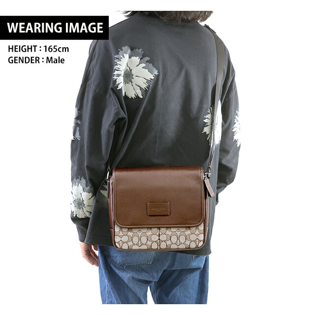 コーチ ショルダーバッグ メッセンジャーバッグ メンズ アウトレット ブランド COACH CE534 SVS8S オーク/メイプル ブラウン 斜めがけ 高級 おしゃれ プレゼント 男性 実用的 かっこいい