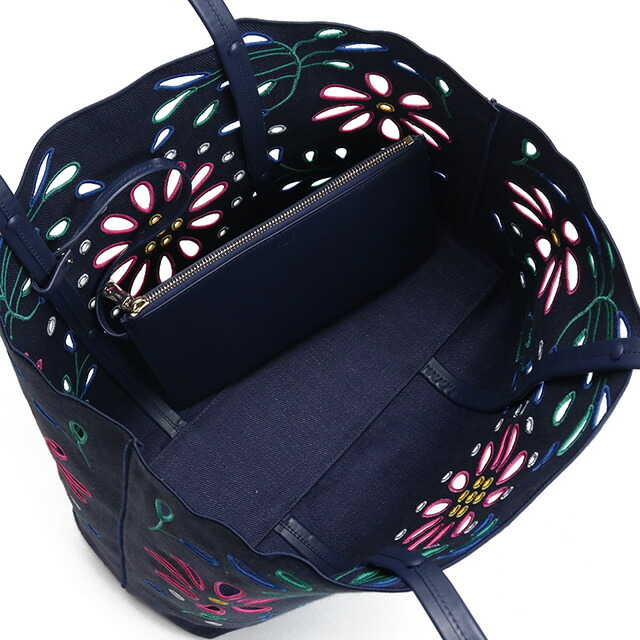 クロエ トートバッグ レディース CHLOE リネン イタリア CHC22SS493G24 NAVY ネイビー系 バッグ 軽量 手提げ ブランド 高級 おしゃれ プレゼント 女性 実用的 かわいい