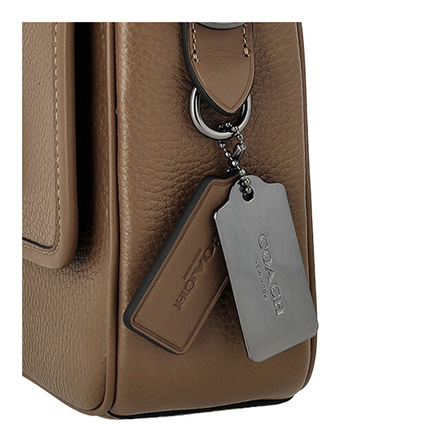 コーチ ショルダーバッグ メッセンジャーバッグ メンズ アウトレット ブランド COACH CO914 QBCBD ブラウン 斜めがけ 高級 おしゃれ プレゼント 男性 実用的 かっこいい