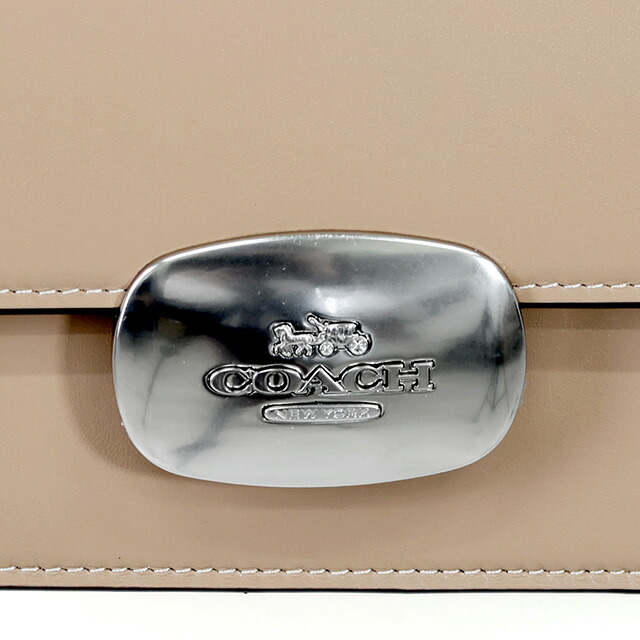 コーチ ショルダーバッグ メッセンジャーバッグ 2way ハンドバッグ レディース アウトレット ブランド COACH CP008 SV TP トープ ベージュ 斜めがけ 高級 おしゃれ プレゼント 女性 実用的 かわいい