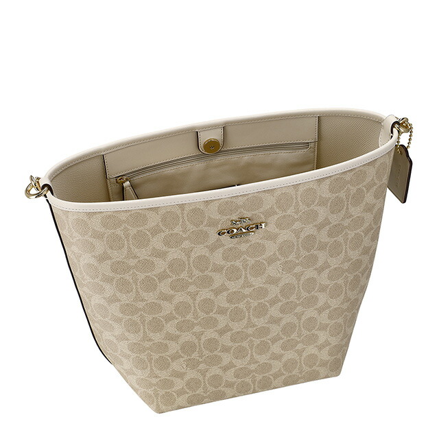 コーチ ハンドバッグ 2way ショルダーバッグ 斜めがけ メンズ レディース アウトレット ブランド COACH レザー CT802 IMXDM ベージュ 軽量 小さめ 手提げ 高級 おしゃれ プレゼント 実用的