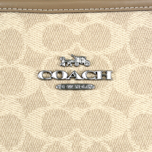 コーチ ハンドバッグ 2way ショルダーバッグ 斜めがけ メンズ レディース アウトレット ブランド COACH レザー CT802 SVPWH サンド/トープ ベージュ 軽量 小さめ 手提げ 高級 おしゃれ プレゼント 実用的