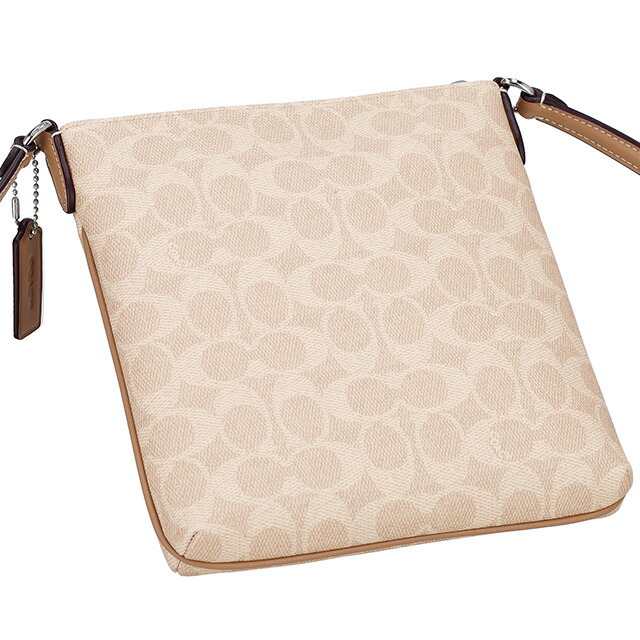 コーチ ショルダーバッグ メッセンジャーバッグ レディース アウトレット ブランド COACH シグネチャー CW325 SVPWH サンド ベージュ 斜めがけ 高級 おしゃれ プレゼント 女性 実用的 かわいい