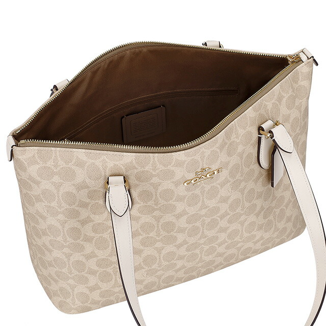 コーチ トートバッグ 2way ショルダー レディース アウトレット ブランド COACH CW381 IMXDM ベージュ 軽量 手提げ 高級 おしゃれ プレゼント 女性 実用的 かわいい