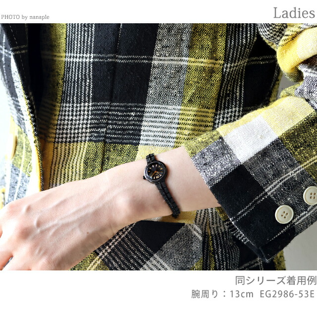 シチズン キー ラウンドモデル 光発電エコドライブ 腕時計 ブランド レディース 流通限定モデル ソーラー CITIZEN Kii EG2986-53E アナログ ブラック 黒 おしゃれ 防水 軽い 華奢 かわいい プレゼント 女性 実用的