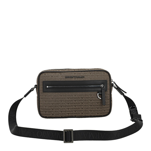 エンポリオ・アルマーニ ショルダーバッグ メンズ EMPORIO ARMANI EM001210-AF13823 ブラウン 斜めがけ ブランド 高級 おしゃれ プレゼント 男性 実用的 かっこいい