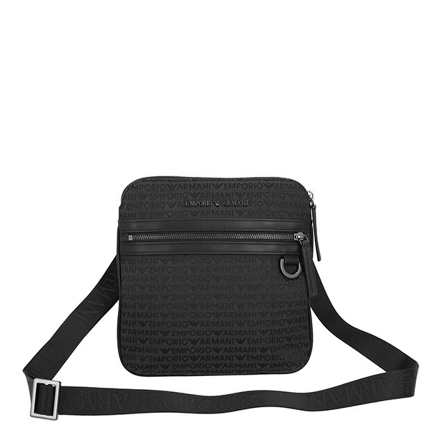 エンポリオ・アルマーニ ショルダーバッグ メンズ EMPORIO ARMANI EM001780-AF13823 ブラック 斜めがけ ブランド 高級 おしゃれ プレゼント 男性 実用的 かっこいい