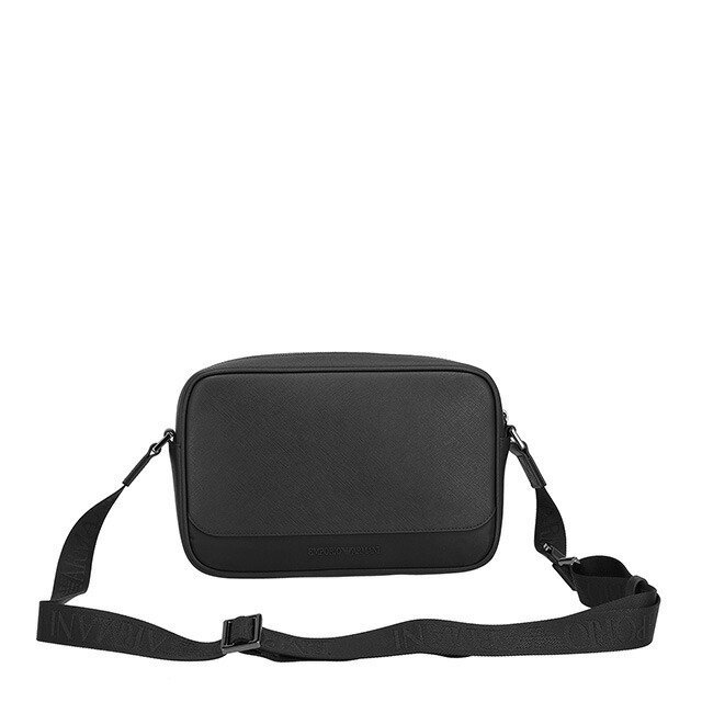 エンポリオ・アルマーニ ショルダーバッグ メンズ EMPORIO ARMANI EM001783-AF13670 ブラック 斜めがけ ブランド 高級 おしゃれ プレゼント 男性 実用的 かっこいい