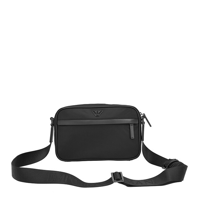 エンポリオ・アルマーニ ショルダーバッグ メンズ EMPORIO ARMANI EM001803-AF13454 ブラック 斜めがけ ブランド 高級 おしゃれ プレゼント 男性 実用的 かっこいい