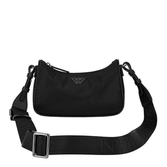 エンポリオ・アルマーニ ショルダーバッグ レディース ブランド EMPORIO ARMANI EM001808-AF13454 ブラック 斜めがけ 高級 おしゃれ プレゼント 女性 実用的 かわいい