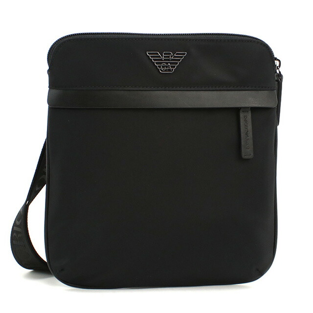 エンポリオ・アルマーニ 斜め掛け ショルダーバッグ メンズ ブランド EMPORIO ARMANI EM001807 ブラック バッグ
