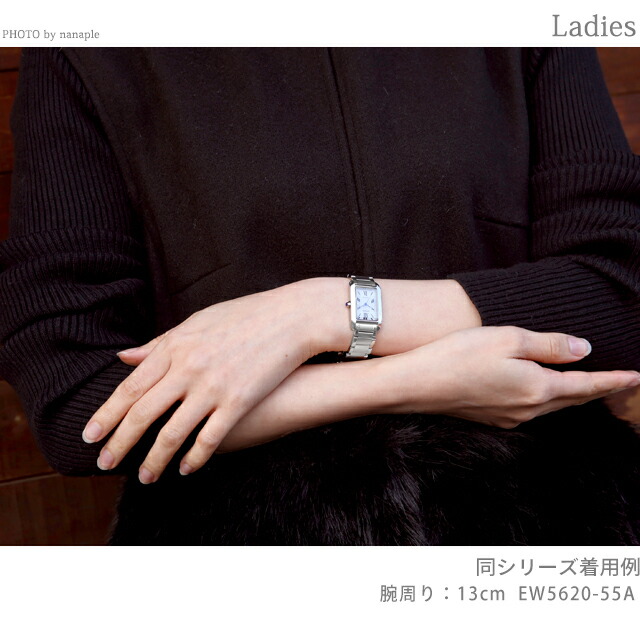 シチズン エル エコドライブ 腕時計 ブランド レディース ソーラー CITIZEN L EW5620-55A アナログ ホワイト 白 おしゃれ 防水 軽い 華奢 かわいい プレゼント 女性 実用的