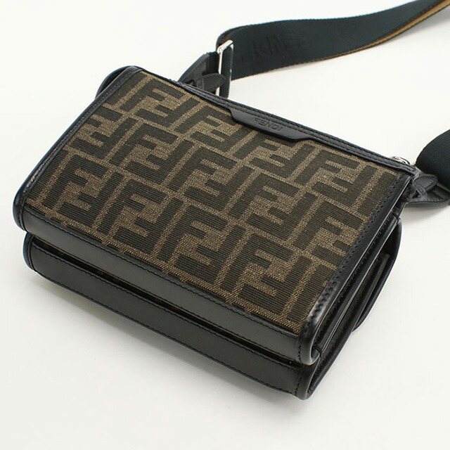 フェンディ 斜め掛け ショルダーバッグ メンズ ブランド FENDI 7VA649 ブラウン バッグ