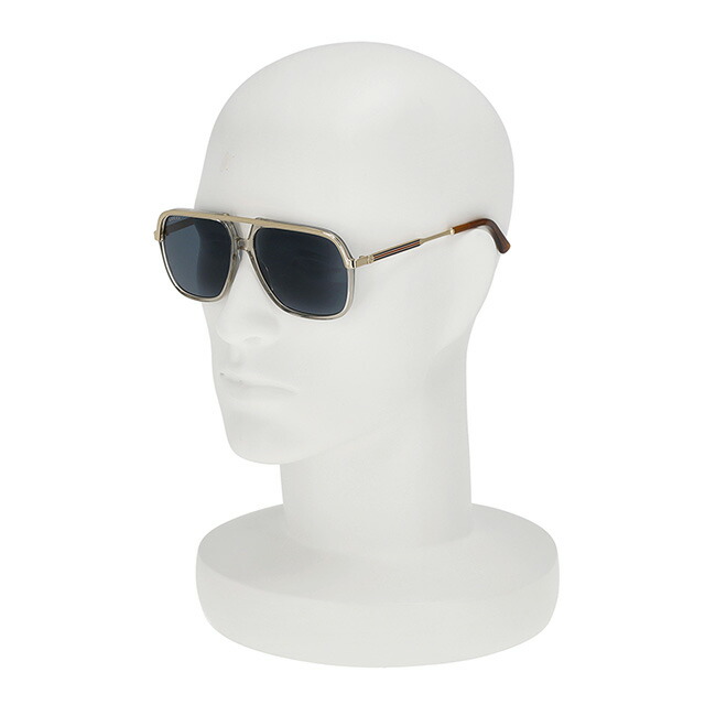 グッチ サングラス メンズ レディース ブランド GUCCI GG0200S ゴールド/シルバー