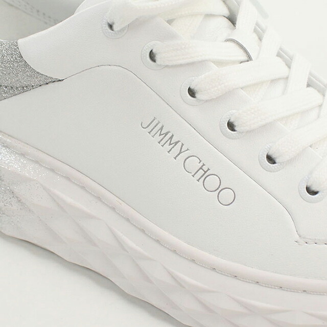 ジミーチュウ スニーカー レディース ブランド JIMMY CHOO レザー DIAMOND MAXI-F II ホワイト シューズ 選べるモデル