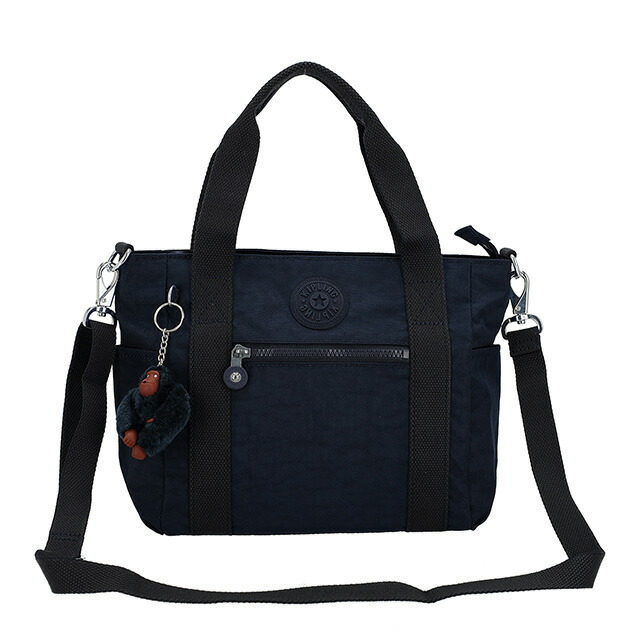 キプリング ハンドバッグ レディース ブランド Kipling KIB9K84DX ネイビー 軽量 小さめ 手提げ 高級 おしゃれ プレゼント 女性 実用的 かわいい