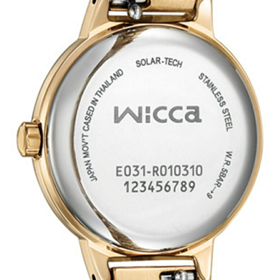 シチズン ウィッカ 秋限定モデル ソーラーテック 腕時計 ブランド レディース 数量限定 替えベルト CITIZEN wicca KP3-627-91 アナログ シルバー ゴールド おしゃれ 防水 軽い 華奢 かわいい プレゼント 女性 実用的