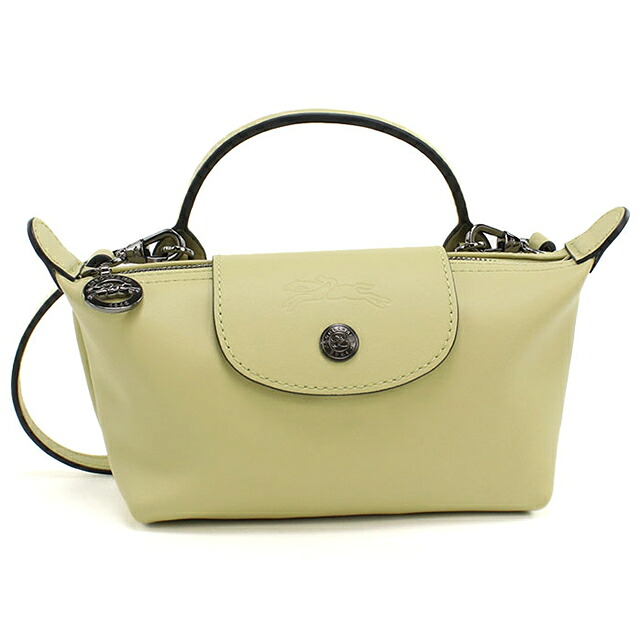 ロンシャン ハンドバッグ レディース ブランド Longchamp 2WAY レザー 34205 イエロー 軽量 小さめ 手提げ 高級 おしゃれ プレゼント 女性 実用的 かわいい