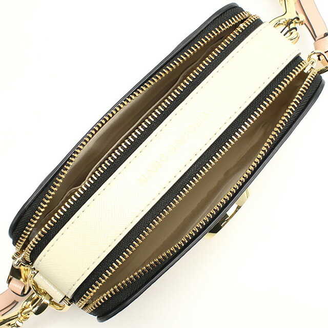 マーク・ジェイコブス 斜め掛け ショルダーバッグ レディース MARC JACOBS THE SNAPSHOT ベトナム 2S3HCR500H03 KHAKI MULTI ベージュ系 マルチカラー バッグ 斜めがけ ブランド 高級 おしゃれ プレゼント 女性 実用的 かわいい