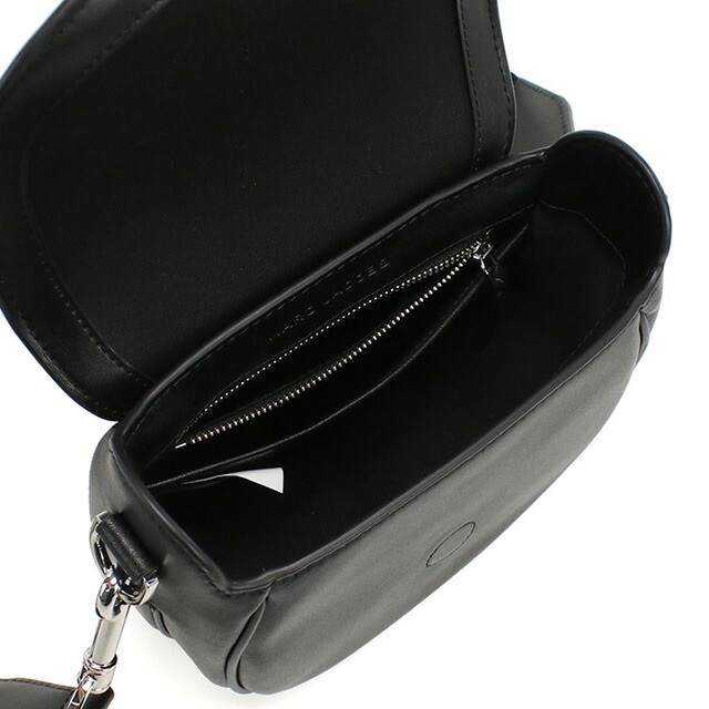 マーク・ジェイコブス 斜め掛け ショルダーバッグ レディース MARC JACOBS THE SMALL SADDLE BAG レザー ベトナム 2S3HMS003H03 BLACK ブラック バッグ 斜めがけ ブランド 高級 おしゃれ プレゼント 女性 実用的 かわいい