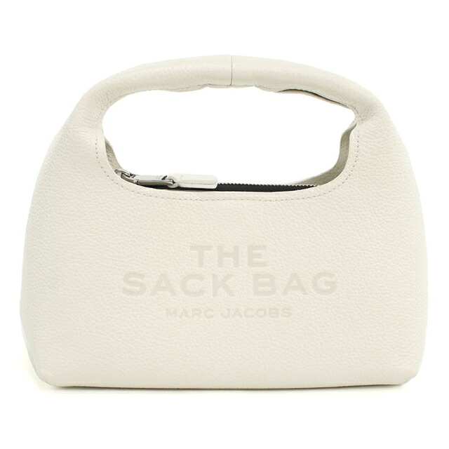 マークジェイコブス ハンドバッグ レディース ブランド MARC JACOBS THE MINI SACK レザー 2F3HSH020H01 ホワイト 軽量 小さめ 手提げ 高級 おしゃれ プレゼント 女性 実用的 かわいい