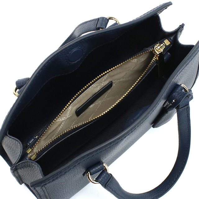 マイケル・コース ハンドバッグ レディース MICHAEL KORS CHANTAL レザー ベトナム 30F2G7CM1T NAVY ネイビー系 バッグ 軽量 小さめ 手提げ ブランド 高級 おしゃれ プレゼント 女性 実用的 かわいい