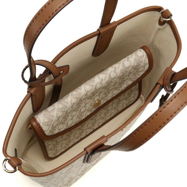 マイケル・コース トートバッグ レディース ブランド MICHAEL KORS ELIZA カンボジア 30R4GZAT0B VANILLA-LUGG ホワイト系 バッグ 軽量 手提げ 高級 おしゃれ プレゼント 女性 実用的 かわいい