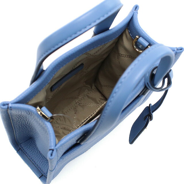 マイケル・コース ハンドバッグ レディース MICHAEL KORS GIGI レザー インドネシア 32R4G3GC4L FRENCH BLUE ブルー系 バッグ 軽量 小さめ 手提げ ブランド 高級 おしゃれ プレゼント 女性 実用的 かわいい