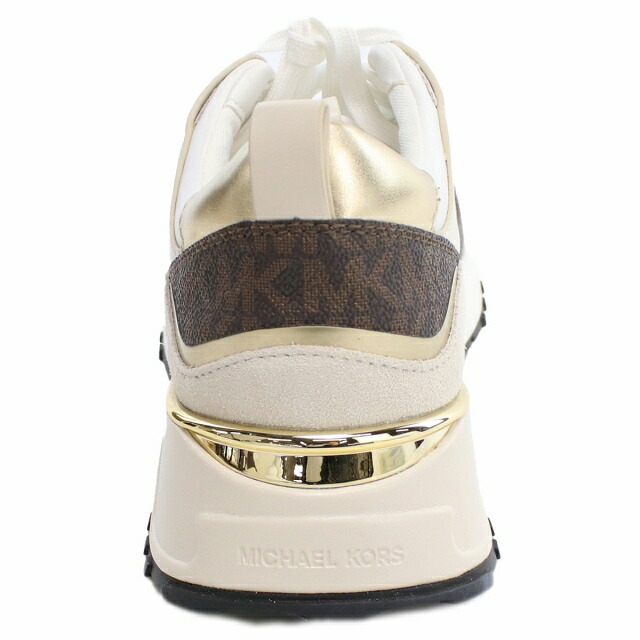 マイケルコース スニーカー レディース MICHAEL KORS PVC ポリエステル コットン ポリウレタン カンボジア 43F1THFS1B OPTIC WHITE ホワイト系 ブラウン系 小物 選べるモデル