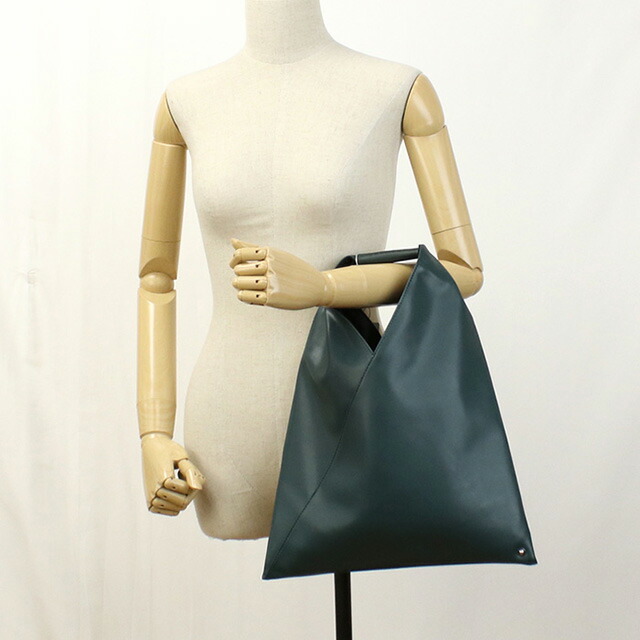 エムエムシックス ハンドバッグ レディース ブランド MM6 M60607 グリーン系 バッグ 軽量 小さめ 手提げ 高級 おしゃれ プレゼント 女性 実用的 かわいい