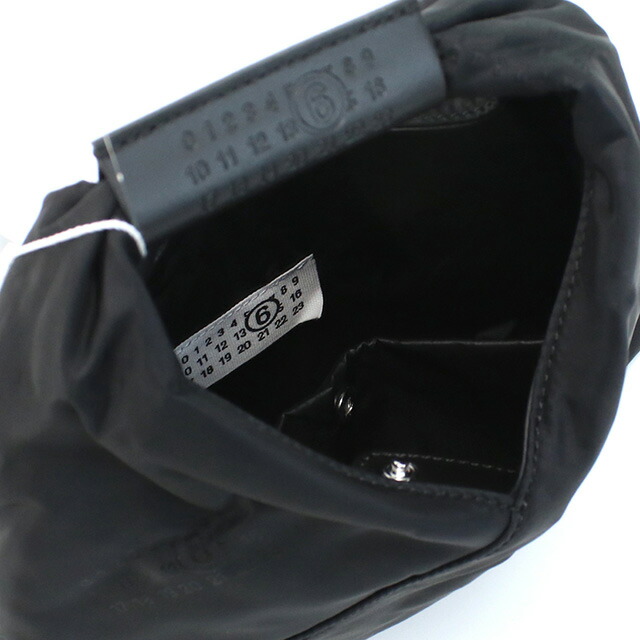 エムエムシックス ハンドバッグ レディース MM6 イタリア SB6WD0013 ブラック バッグ 軽量 小さめ 手提げ ブランド 高級 おしゃれ プレゼント 女性 実用的 かわいい