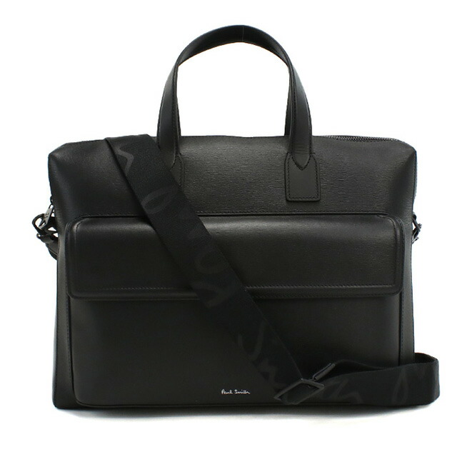ポール・スミス ブリーフケース メンズ ブランド Paul Smith レザー M1A8031 ブラック バッグ 軽量 A4 ノートpc ブランド 高級 おしゃれ プレゼント 男性 実用的 かっこいい