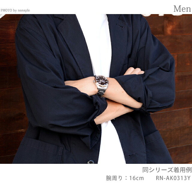 オリエント コンテンポラリー オリエント ストレット サンアンドムーン 自動巻き 腕時計 ブランド メンズ ORIENT CONTEMPORARY RN-AK0313Y アナログ ブラウン おしゃれ 防水 プレゼント 男性 実用的