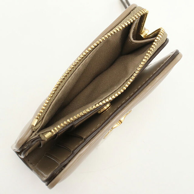 トリーバーチ 二折財布小銭入付き レディース ブランド Tory Burch レザー 154990 ブラウン 財布