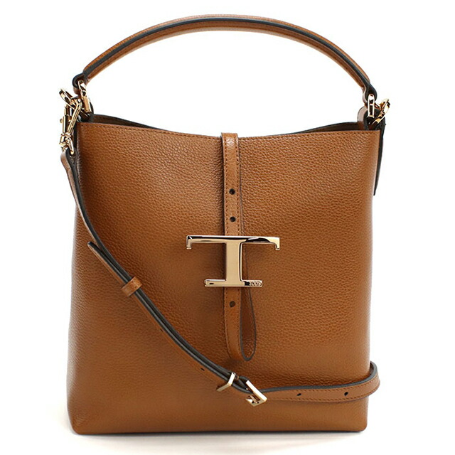 トッズ ショルダーバッグ レディース ブランド TOD'S 2WAY レザー XBWTSEK0100 ブラウン 斜めがけ 高級 おしゃれ プレゼント 女性 実用的 かわいい