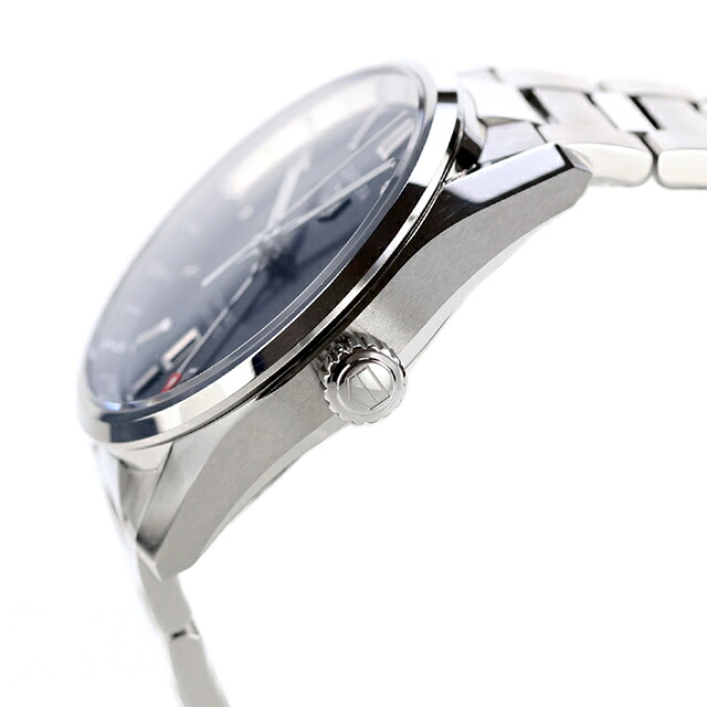 タグ・ホイヤー カレラ キャリバー7 ツインタイム デイト 41mm 自動巻き 腕時計 ブランド メンズ TAG Heuer WBN201A.BA0640 アナログ ネイビー おしゃれ 防水 プレゼント 男性 実用的