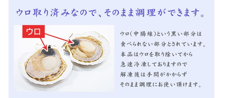北海道産 ボイルほたて 2Lサイズ 800g(16~20玉入) [ボイルホタテ]