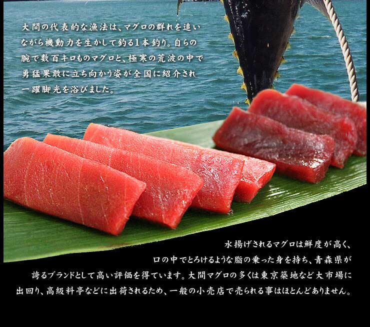 大間のマグロ 中トロ 赤身セット 300g（中トロ150g 赤身150g） [大間産本鮪_中トロ赤身セット]