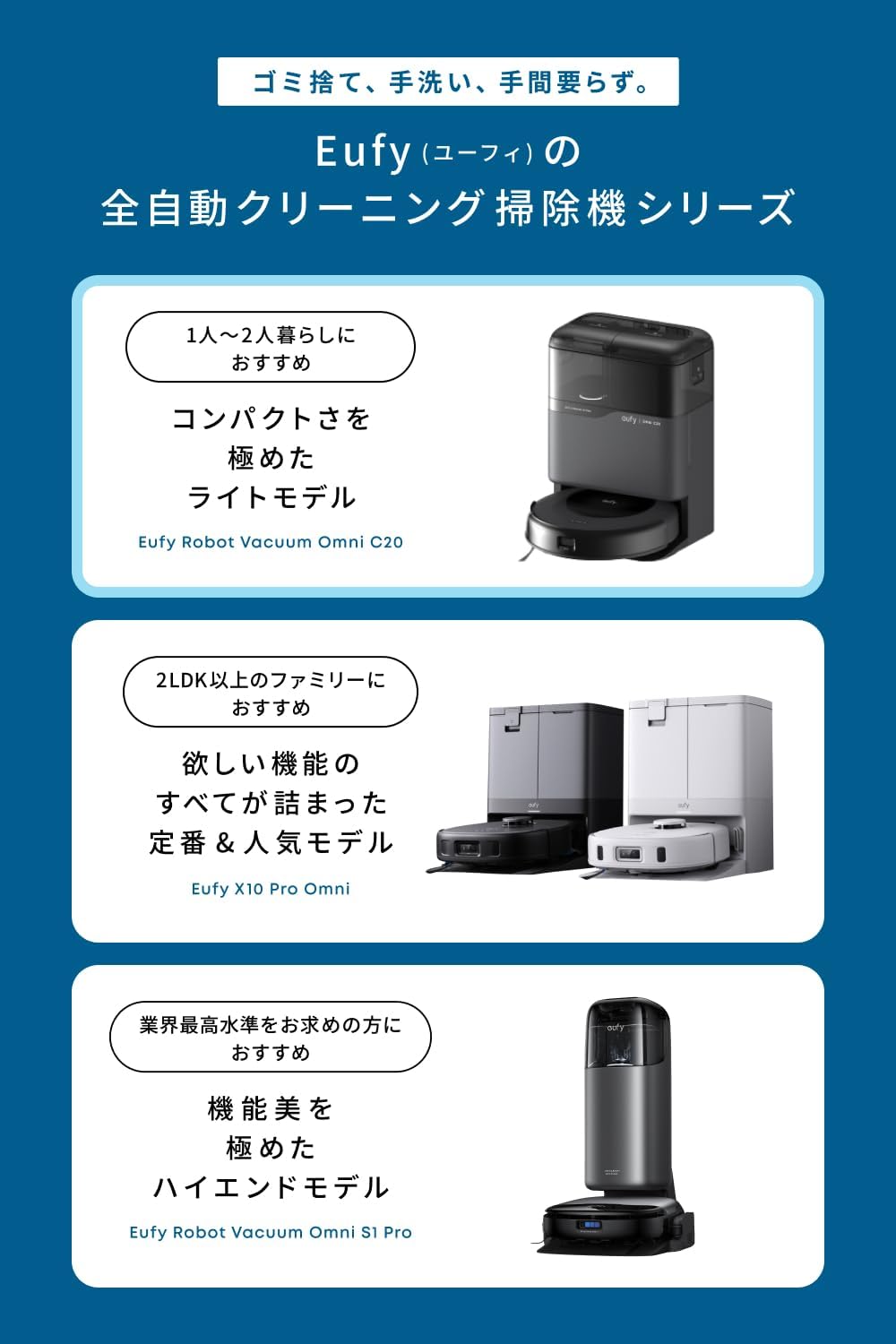 Eufy Robot Vacuum Omni C20