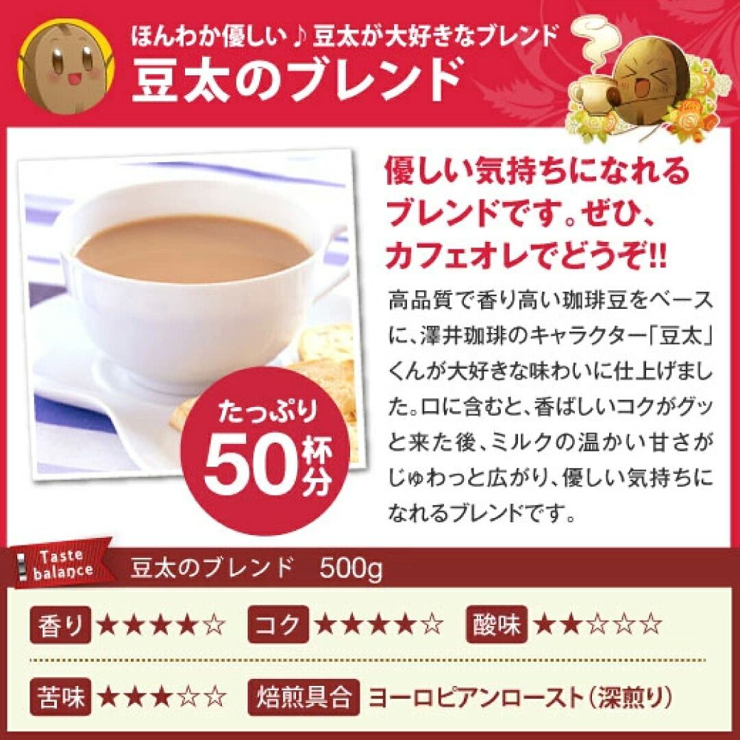 澤井珈琲 毎日が特別なカフェタイム、選べる味わいで150杯分 選べる大満喫福袋 500g×3袋 豆田アイス（豆田は中細、他中挽）