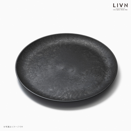割れない食器 TRANSWOOD 中皿2枚セット(ブラック)　[ LIVN （リブン) ]