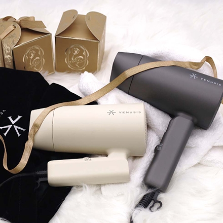 ＜VENUSiS＞ マイナスイオンミニドライヤー VDM-1100　グレー（H）