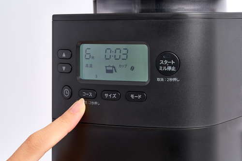 コーン式全自動コーヒーメーカー カフェばこPRO CM-6C271(K)