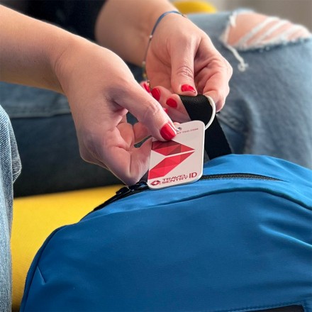 荷物紛失時に便利 TRAVEL SENTRY TSID 荷物タグ レッド