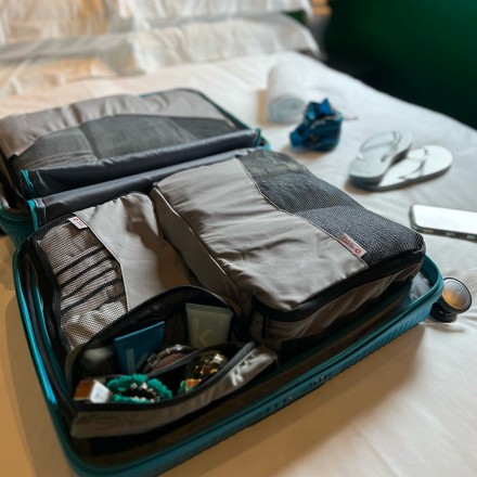 TRAVEL SENTRY パッキングキューブ 3個セット レッド