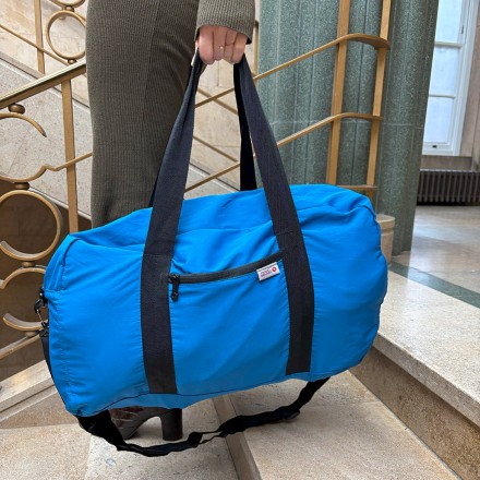 旅先の予備バッグ TRAVEL SENTRY 折りたたみ式ウィークエンダー ボストンバッグ ブラック