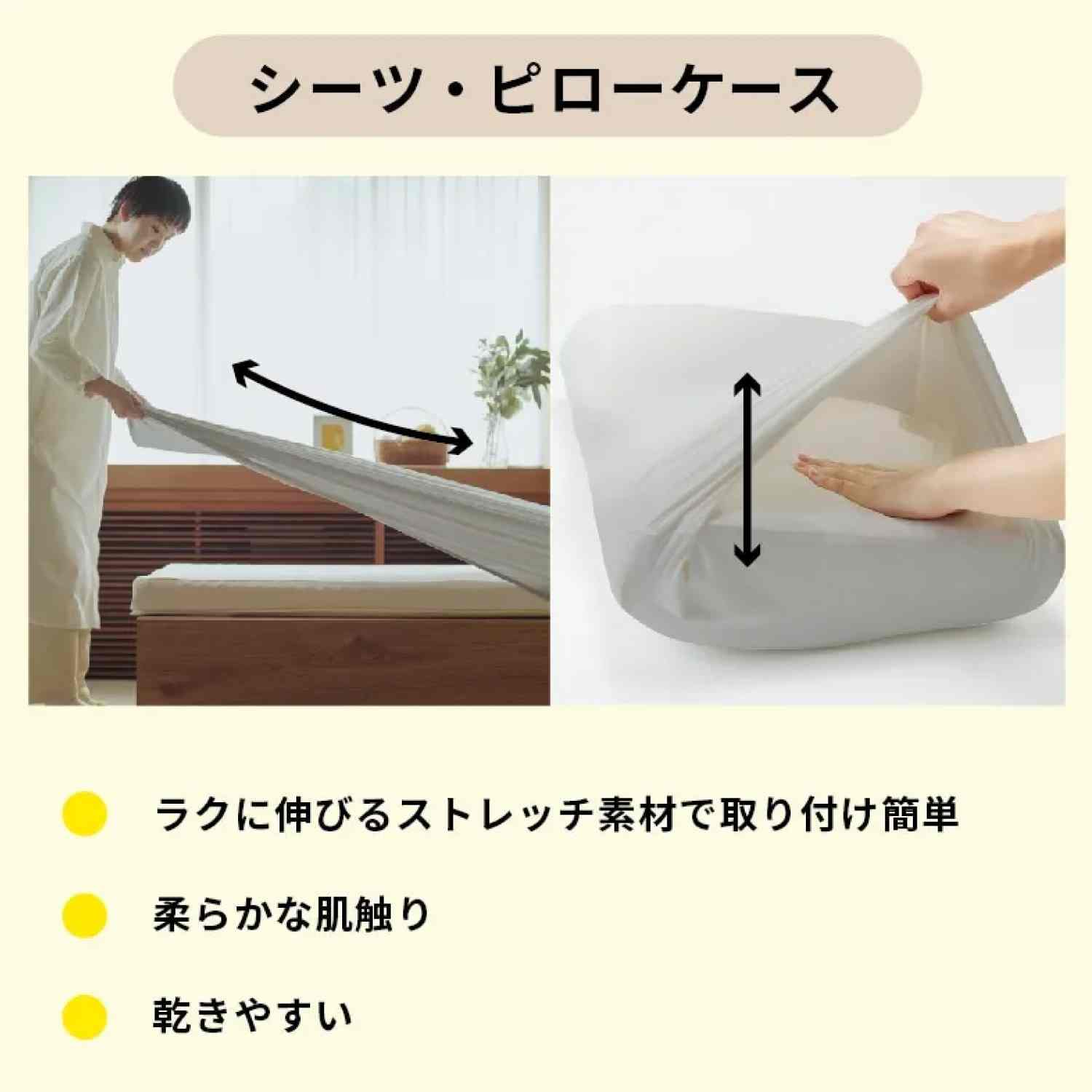 ［nishikawa（西川）睡眠Labo］Dotsハッピーボックス おてごろ西川4点セット