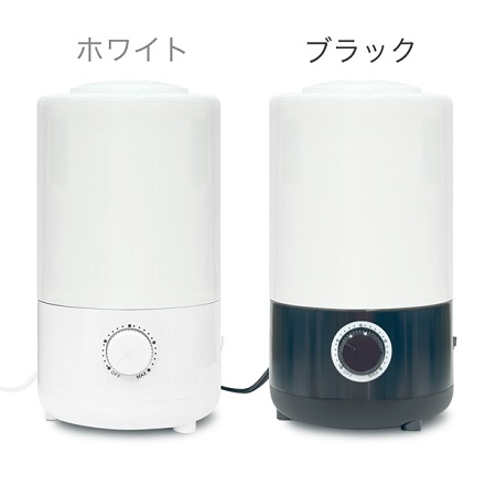 超音波式 アロマ加湿器 0.8L MIYAK-21W ホワイト