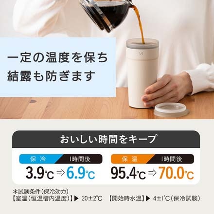 シービージャパン タンブラー イチブンノイチタンブラー 350ml アイボリー