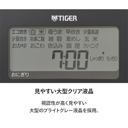 タイガー ご泡火炊き 5.5合炊き オフブラック JRI-G100KO